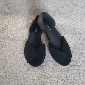 NWOT Torrid peep toe flats